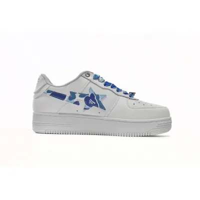 BMLin A Bathing Ape Bape Sta Low Black White 01