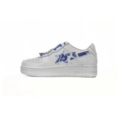 BMLin A Bathing Ape Bape Sta Low Black White 02