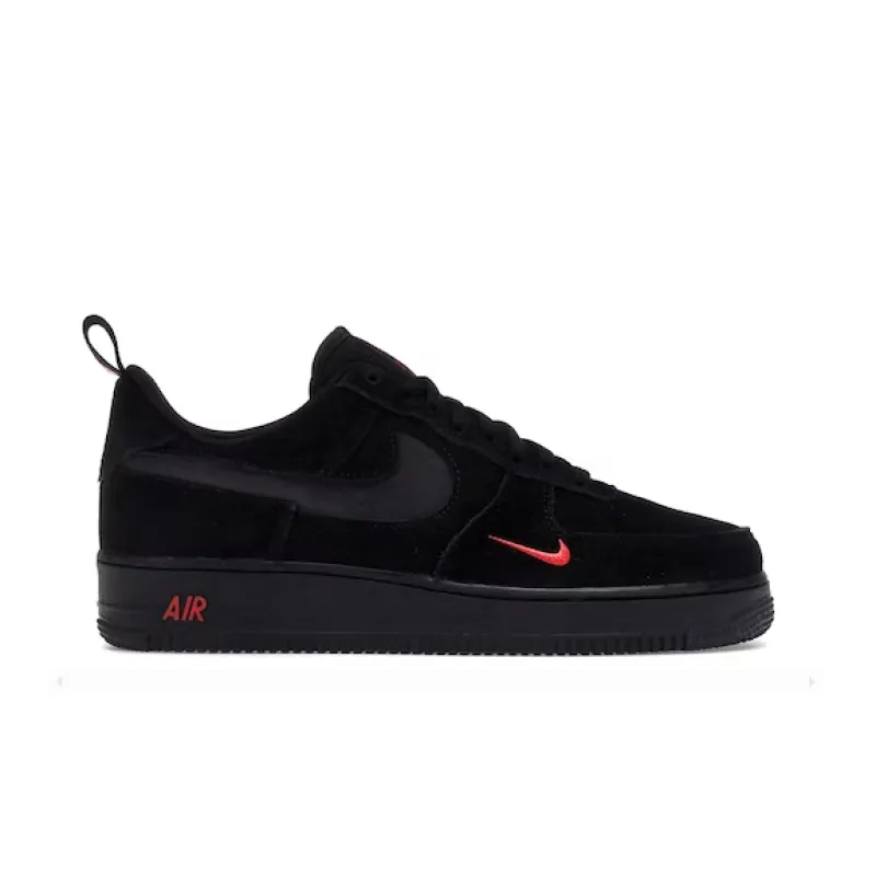  OG Air Force 1 Low Multi-Swoosh Black Orange  DZ4514-001 