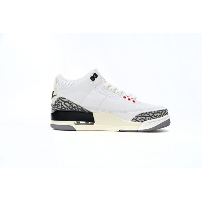 PKGoden Jordan 3 Retro White Cement Reimagined  DN3707-100 01