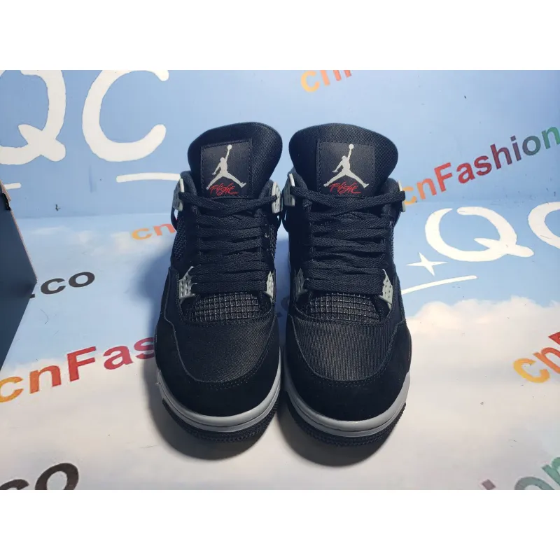 OG Jordan 4 Retro Black Canvas DH7138-006 