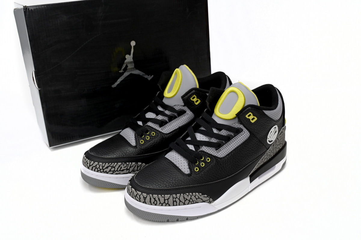 PKGoden Jordan 3 Retro Oregon Ducks Pit Crew,H011-MNJDLS-5