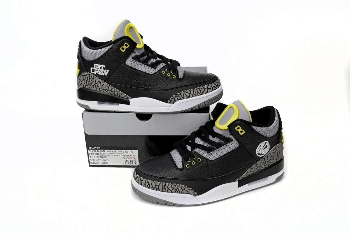 PKGoden Jordan 3 Retro Oregon Ducks Pit Crew,H011-MNJDLS-5