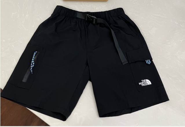 clothes - The North Face heavy industry belt woven men's and women's same style three-dimensional pocket overalls shorts