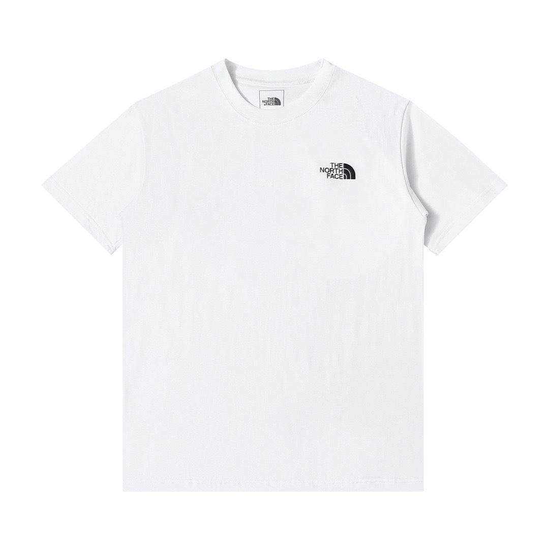 clothes - THE NORTH FACE Polar Bear Series Kurzarm-Pullover-T-Shirt mit Rundhalsausschnitt und Logo-Print für Männer und Frauen