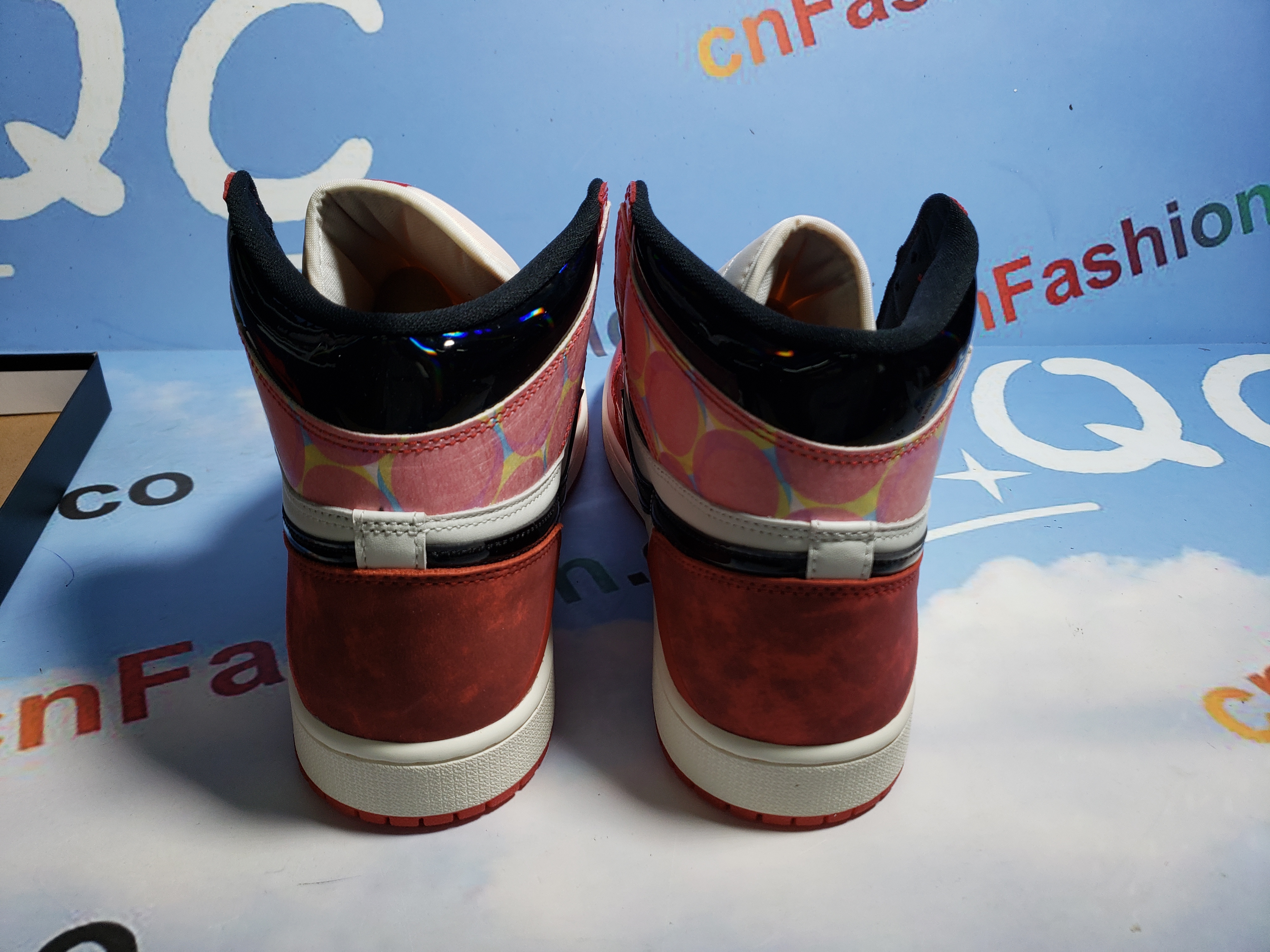 PKGoden Jordan 1 High OG Spider-Man Across the Spider-Verse,DV1748-601