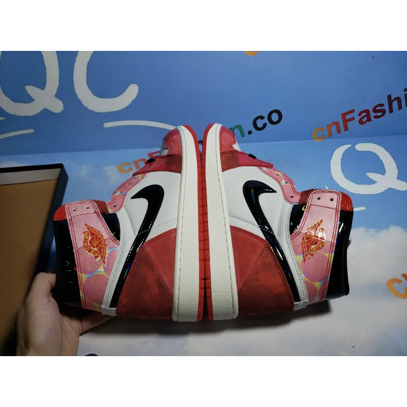 PKGoden Jordan 1 High OG Spider-Man Across the Spider-Verse,DV1748-601