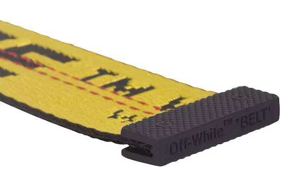 Off-White Industrial Belt Yellow/Black（Free Shipping）