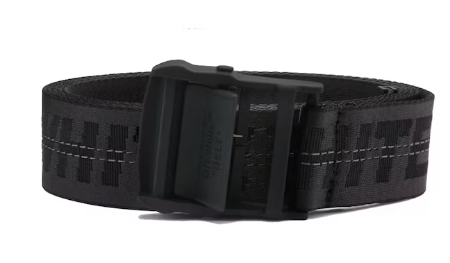 Off-White Industrial Belt Yellow/Black（Free Shipping）