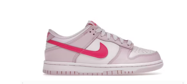 PKGoden Dunk Low Triple Pink (GS) DH9765-600