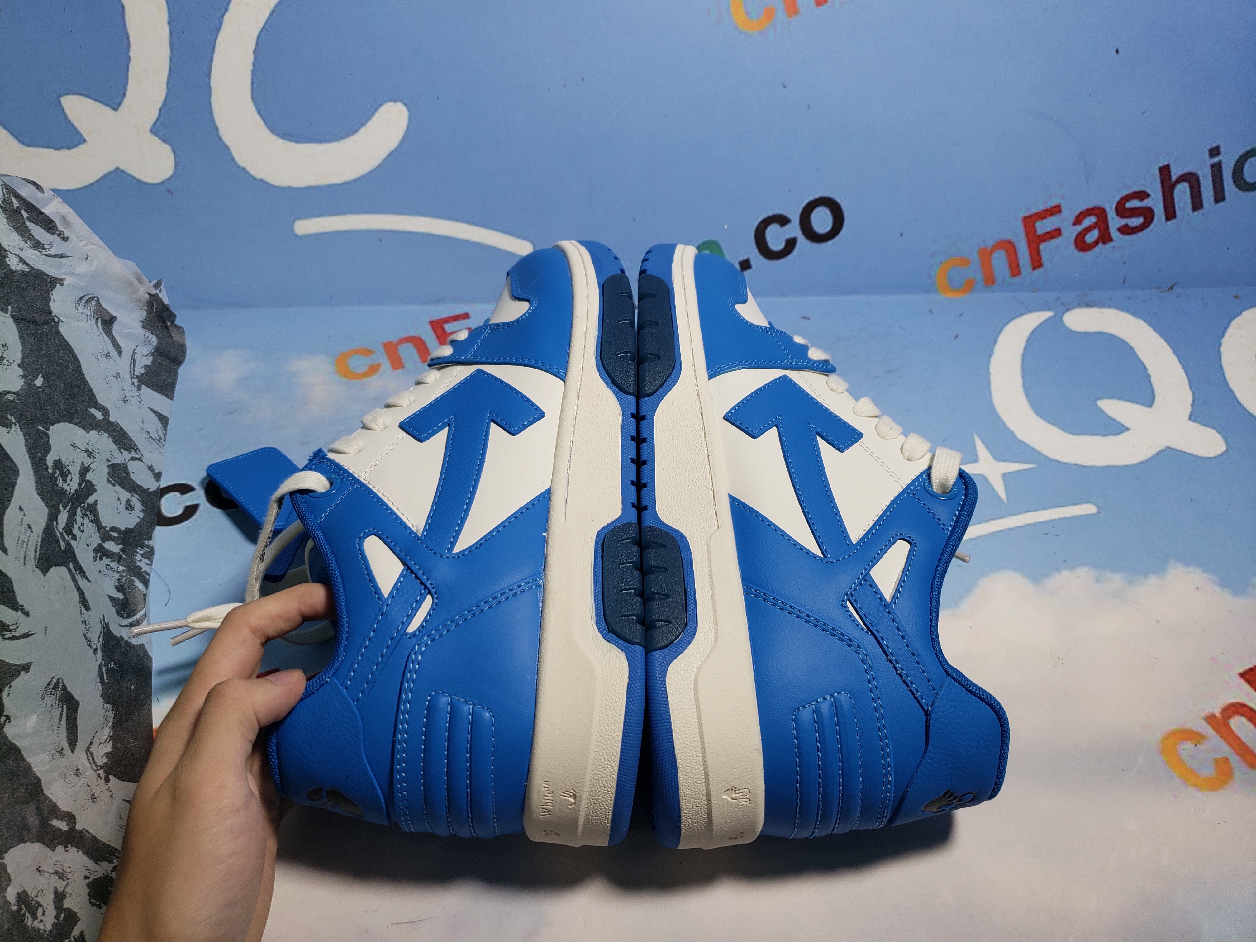 PKGoden OFF-WHITE Out Of Office Blue,OMIA189 C99LEA00 14501