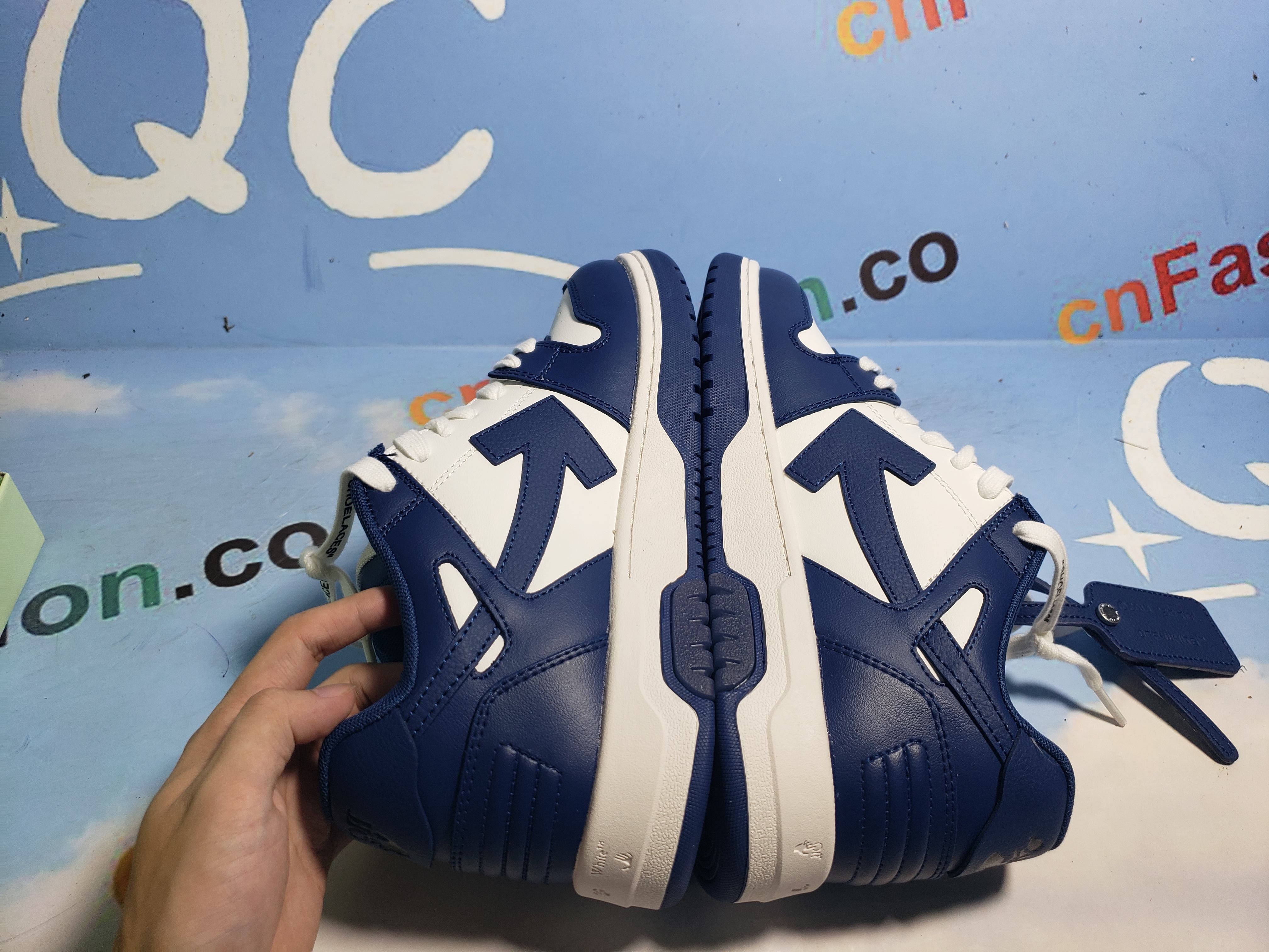 PKGoden OFF-WHITE Out Of Office Diamond Blue,OMIA189 C99LEA00 10142