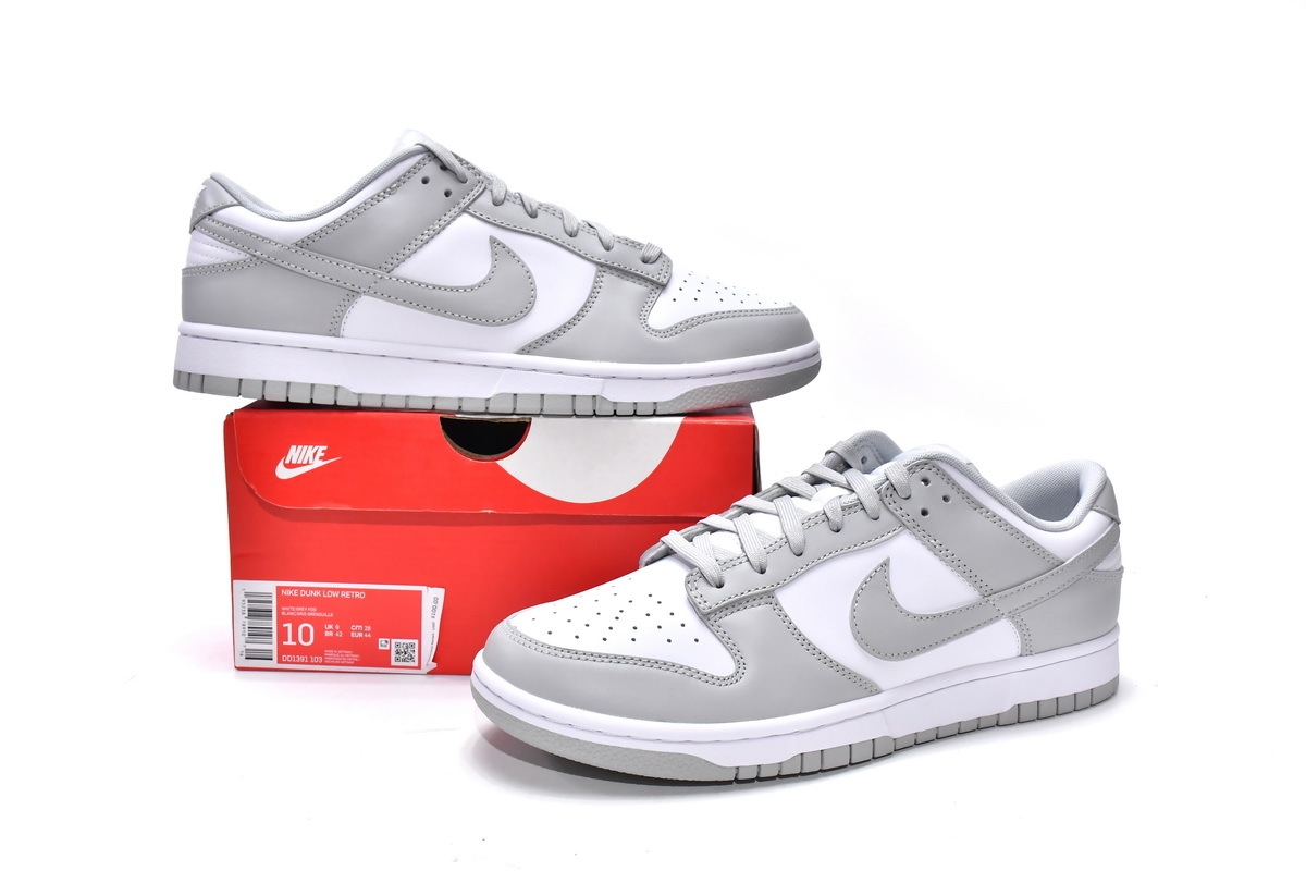 PKGoden Dunk Low Grey Fog,DD1391-103