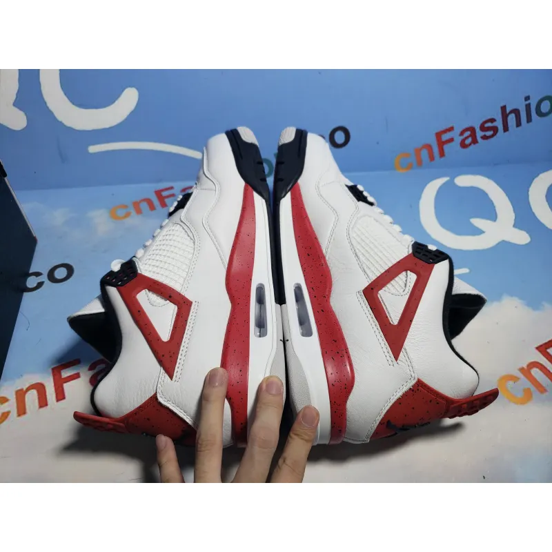 PKGoden  Air Jordan 4 Red Cement，DH6927-161