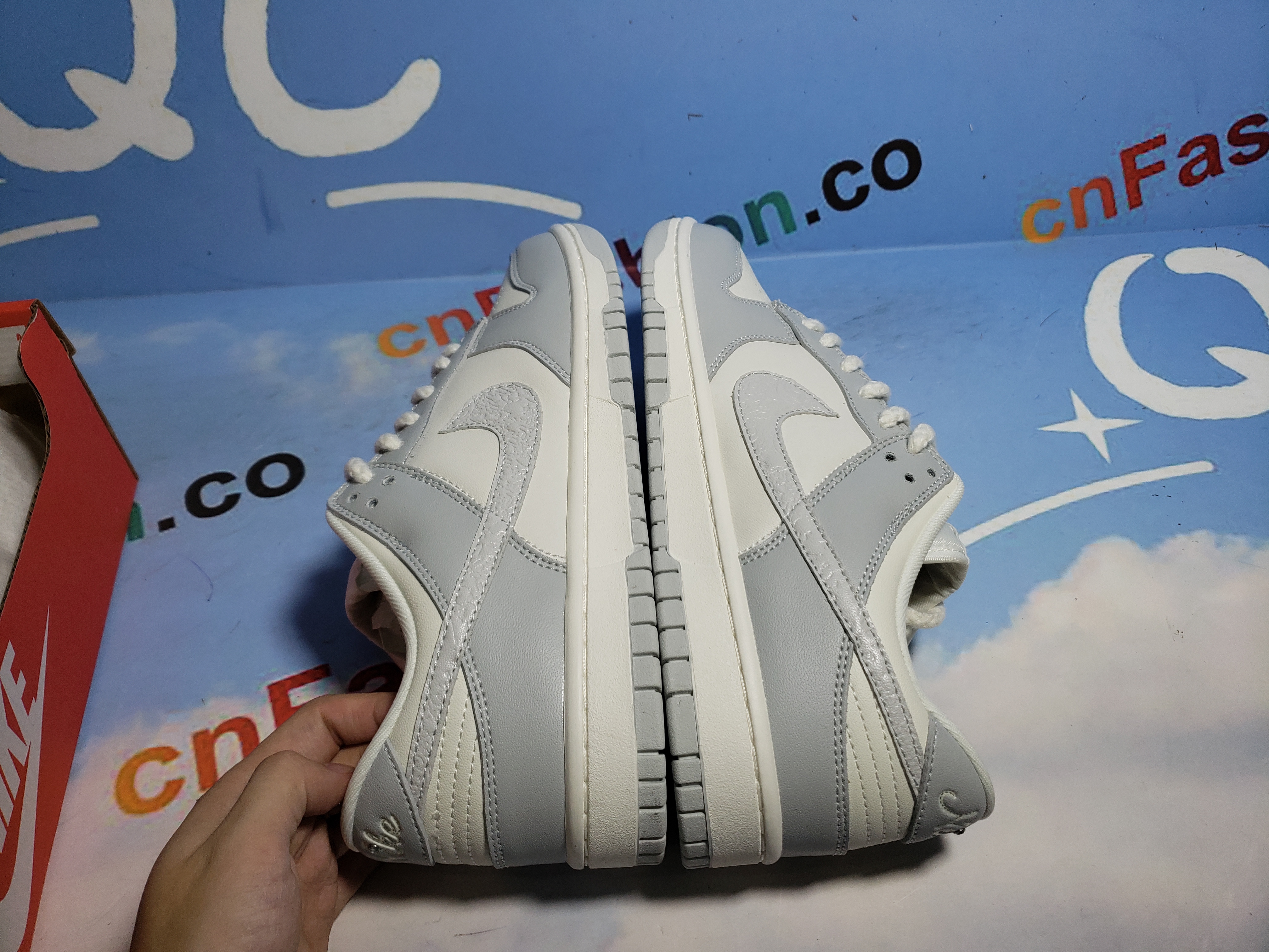 PKGoden Dunk Low Needlework Sail Aura (Women's)， FJ4553-133