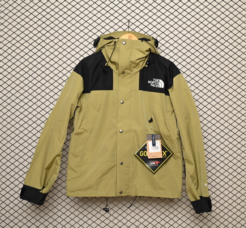 The North Face Black and Mustard Green