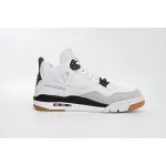PKGoden Air Jordan 4 Retro SB White Black,DR5415-100