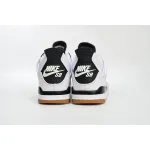 PKGoden Air Jordan 4 Retro SB White Black,DR5415-100