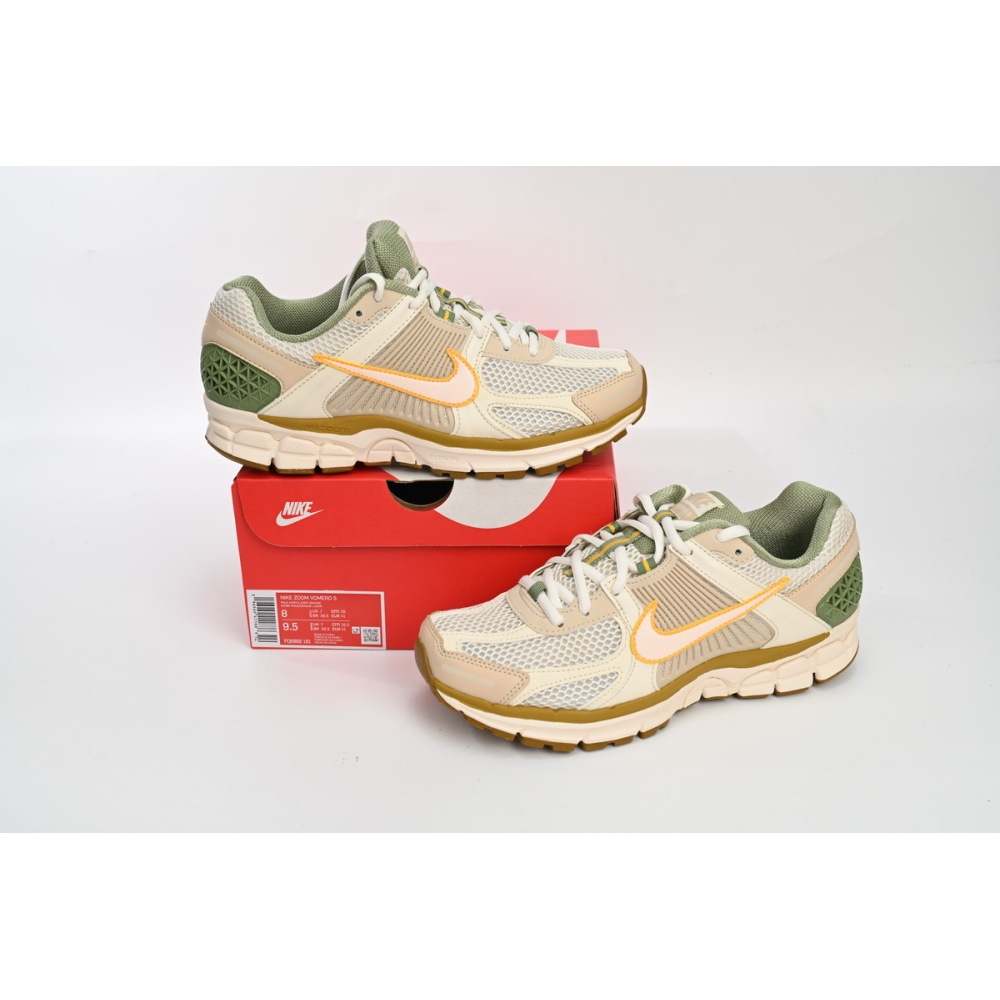 OG Zoom Vomero 5 Sail Laser Orange Medium Olive (Women's), FQ6868-181