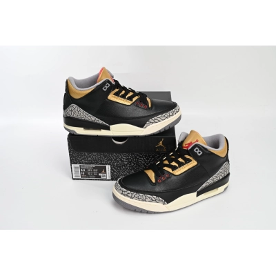 OG Jordan 3 Retro Black Cement Gold (Women's),CK9246-067 02