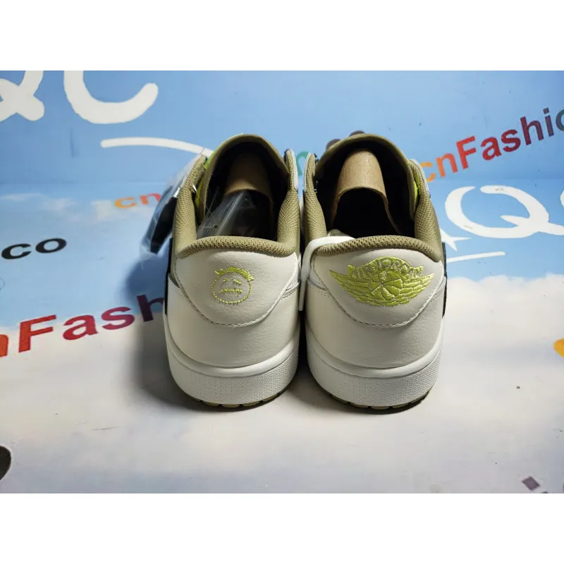 PKGoden Jordan 1 Retro Low Golf Travis Scott Neutral Olive, FZ3124-200