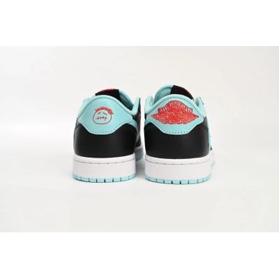 PKGoden Jordan 1 Retro Low Bang Black Blue,DM7866-400 02