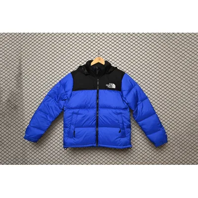 The North Face Splicing White And Sky Blue 01