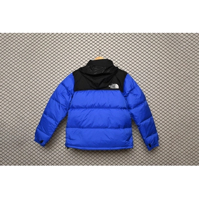 The North Face Splicing White And Sky Blue 02