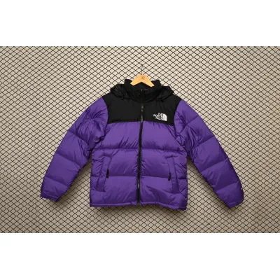 The North Face Splicing White And Pur Ple 01