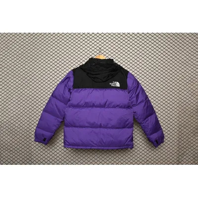 The North Face Splicing White And Pur Ple 02
