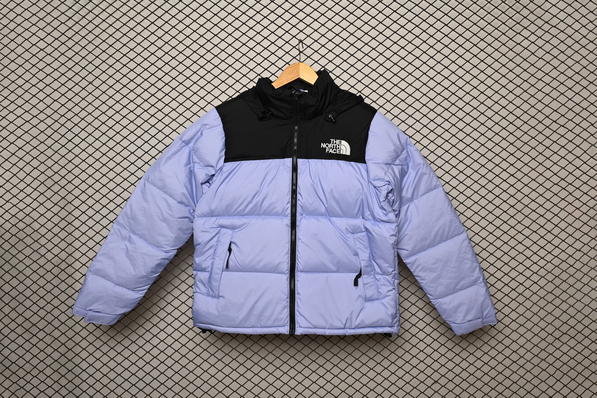 The North Face Splicing White And Lavender Color