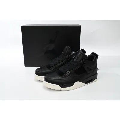 PKGoden Jordan 4 Retro Pony Hair Black,819139-010 02