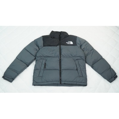 The North Face Nuptse 1996 White And Glossy Gray 01