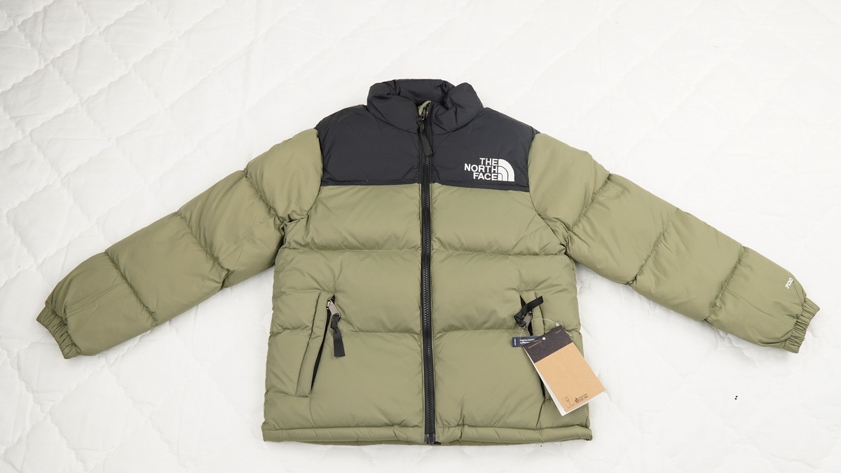 Kids The North Face Black and Blackish Mustard Green