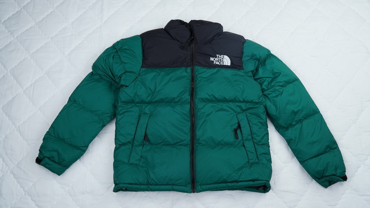 The North Face 1996 Splicing White And Red Blackish Green