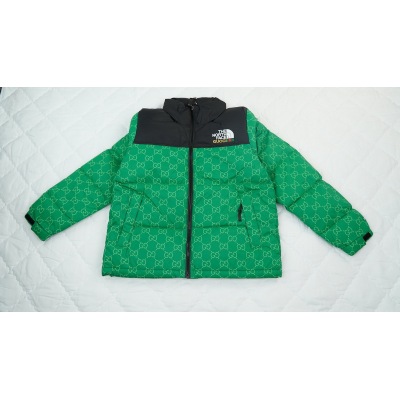 The North Face Splicing White And Green 02