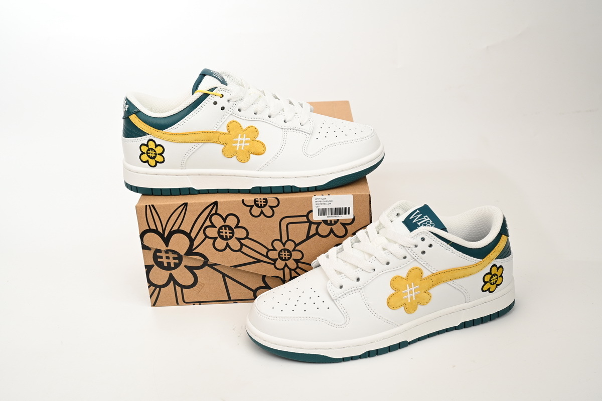 PKGoden DUNK Beige Sun Yellow WTP MOSS 1124-93-300