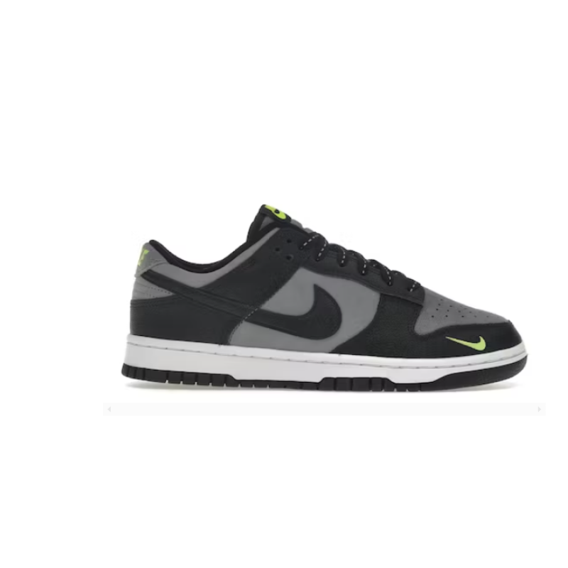 BMLin Dunk Low Black Cool Grey Volt Mini Swoosh,FQ2205-001