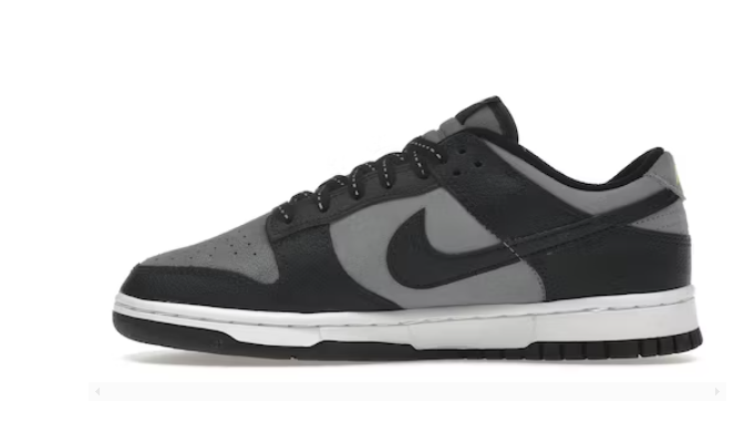 BMLin Dunk Low Black Cool Grey Volt Mini Swoosh,FQ2205-001