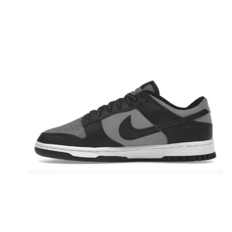 BMLin Dunk Low Black Cool Grey Volt Mini Swoosh,FQ2205-001