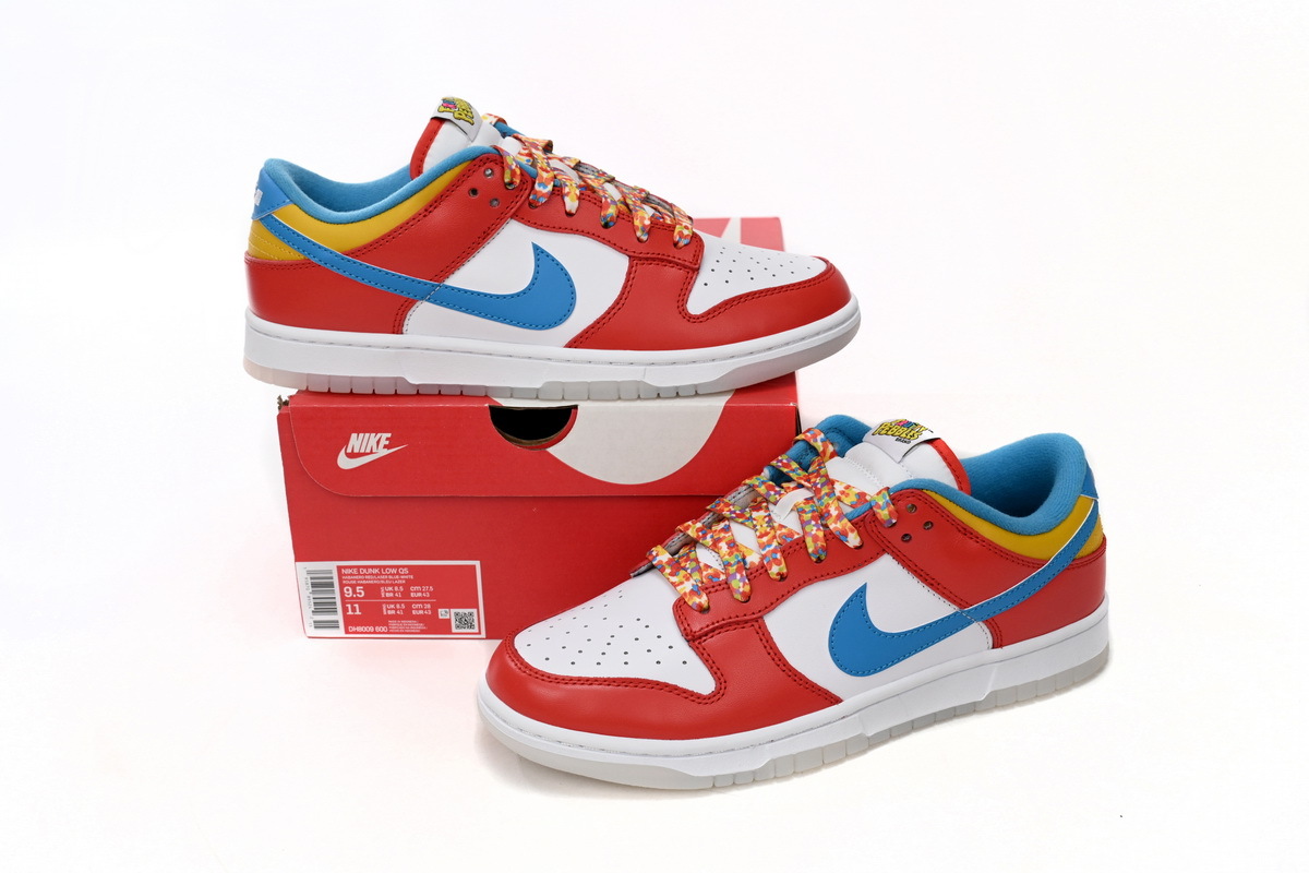 BMLin Dunk Low QS LeBron James Fruity Pebbles DH8009-600