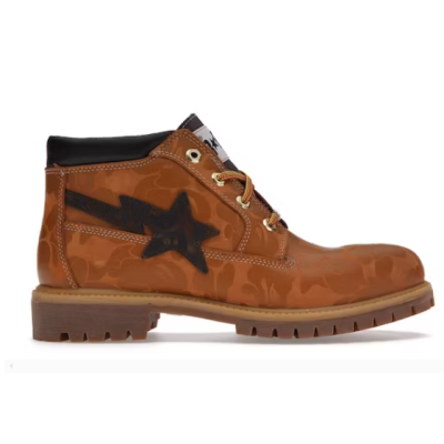 PKGoden Timberland Chukka BootsA Bathing Ape Wheat 01