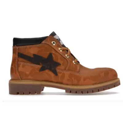 PKGoden Timberland Chukka BootsA Bathing Ape Wheat 01
