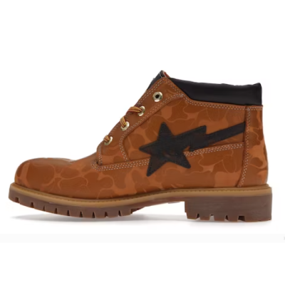 PKGoden Timberland Chukka BootsA Bathing Ape Wheat 02