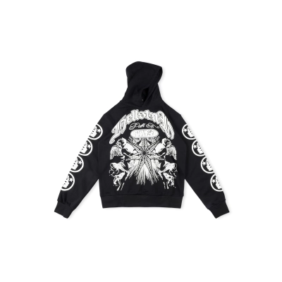 Hellstar Black Hoodie Pullovers Casual 01