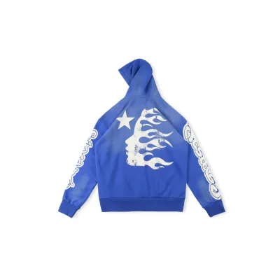 Hellstar Blue Hoodie Pullovers Casual 01