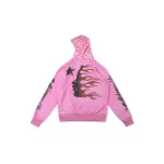 Hellstar Brainwashed Without Brain Hoodie Pink