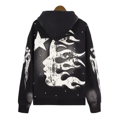 Hellstar Hoodie Black Logo 02