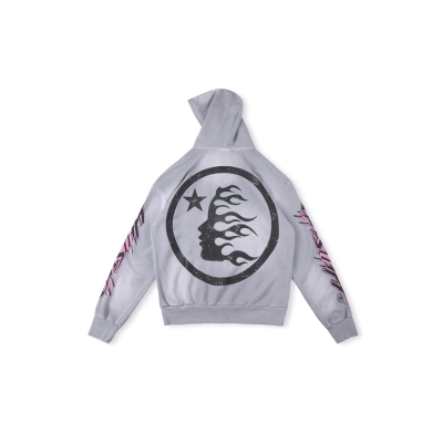 Hellstar Hoodie Flame Grey 01
