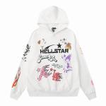 Hellstar Hoodie White and color